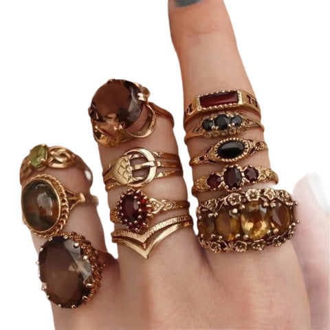 Buy Womens Adjustable-Opening High-End Jewelry Set online at Fashionner.