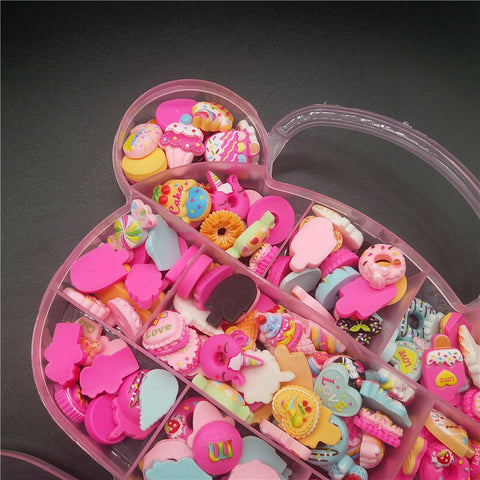Accessoires Kawaii à design spécial pour nail art en résine