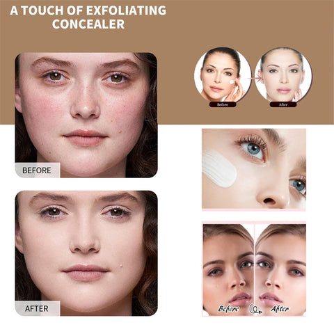 4-in-1 Color-Changing Foundation Liquid, Long-Lasting, Non-Cakey, Moisturizing, Concealing 4-in-1 Foundation