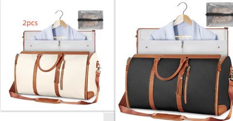 Sac de voyage polochon grande capacité, sac à main pour femme, sac à costume pliable, sacs fourre-tout étanches pour vêtements
