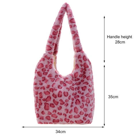 Portable Plush Handbag For Women - Fashionner