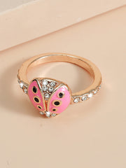 Yellow Gold Accessories Loose Beads Clavicle Chain Ring