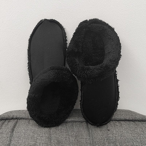 Women's Plush Liner Thermal Cotton Slippers Sets - Fashionner
