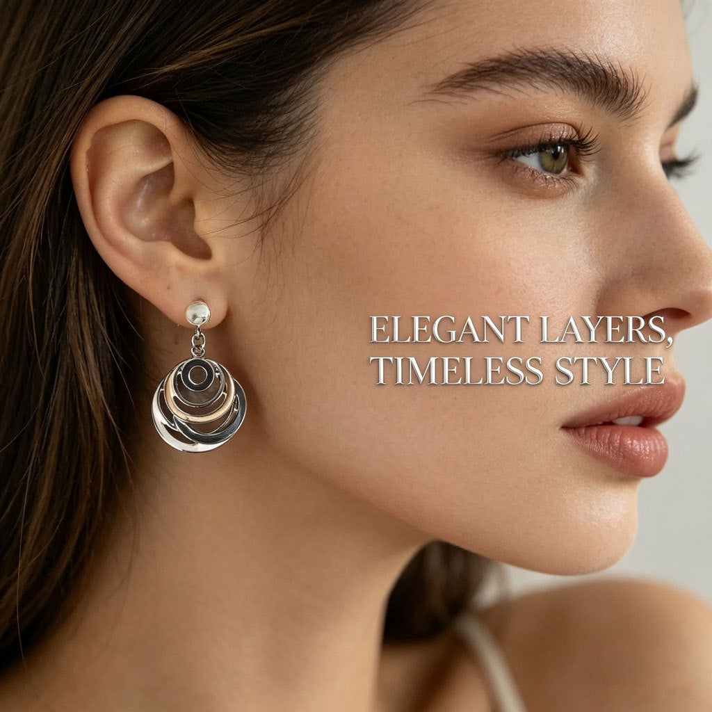 Buy Retro Bohemian-Style Enamel Earrings online at Fashionner.