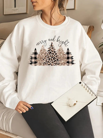 Pull à col rond de Noël pour femmes