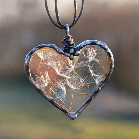 Creative Dandelion Love Wish Necklace - Fashionner