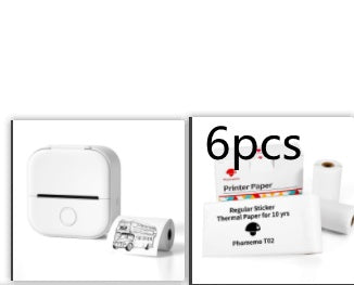 Mini Imprimante Thermique Portable Imprimante Photo Maison Imprimante de Mauvaises Questions pour Étudiant Imprimante d'Étiquettes Mini Bluetooth Étiquette de Prix