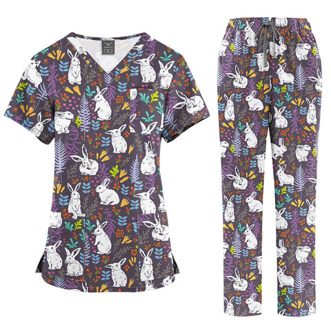 Printed Wash Comfortable Breathable Nurse Uniform