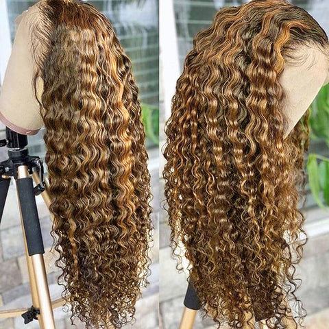 Bandeau de surlignage de cheveux naturels en dentelle frontale Wi