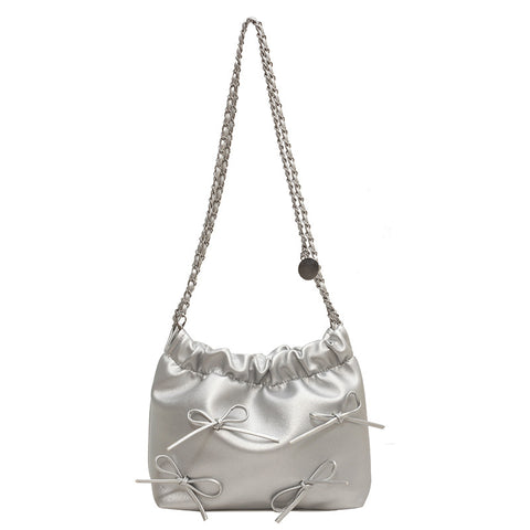 Sac à bandoulière plissé chic