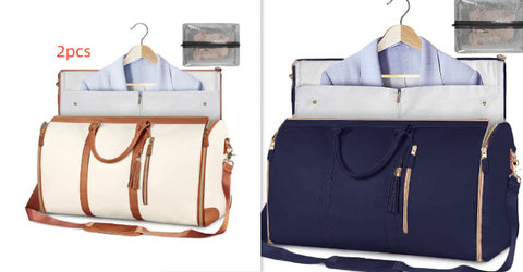 Sac de voyage polochon grande capacité, sac à main pour femme, sac à costume pliable, sacs fourre-tout étanches pour vêtements