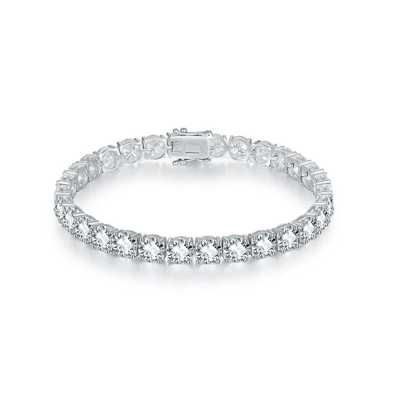 Buy New Tennis Bracelet With Moissanite Fully Set online at Fashionner.