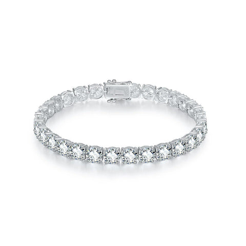 Buy New Tennis Bracelet With Moissanite Fully Set online at Fashionner.