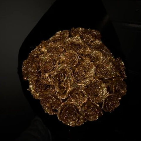 Bouquet de mariée personnalisé de la Saint-Valentin avec fleurs fraîches éternelles