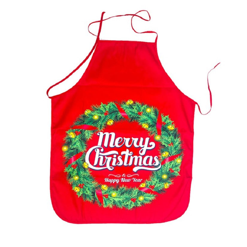 Christmas Apron Decoration Fabric Waist - Fashionner