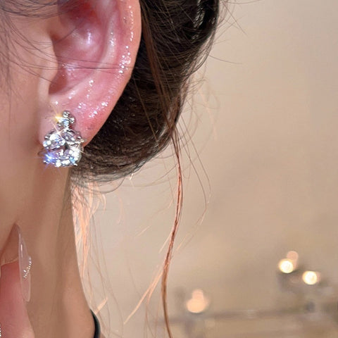 Buy Flashy Saturn Womens Light-Luxury Ear Studs online at Fashionner.