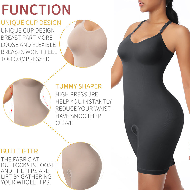 Buy Bodysuit Shapewear Women Full Body Shaper Tummy Control Slim online at Fashionner.