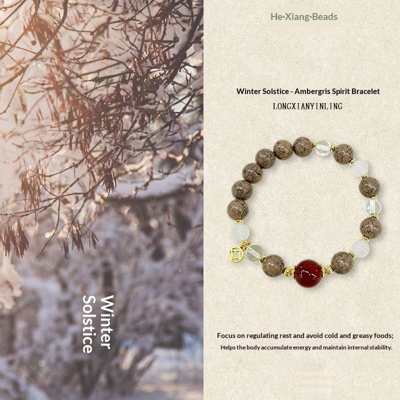 Buy Herbal Incense Bead Bracelet Of The Twenty-Four Solar Terms online at Fashionner.