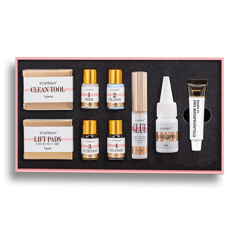 Kit de teinture pour cils et sourcils ICONSING - Rehaussement de cils et lamination des sourcils - Outils de maquillage