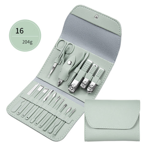 Professional Scissors Nail Clippers Set Ear Spoon Dead Skin Pliers Nail Cutting Pliers Pedicure Knife Nail Groove Trimmers - Fashionner