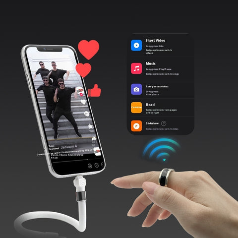 X3 Bague Intelligente Étanche Bluetooth Sport Santé Sommeil Télécommande