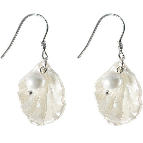 Boucles d'oreilles coquillages complexes pour femmes
