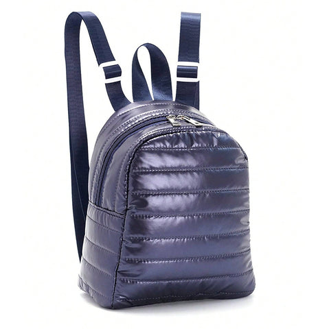 Cotton-padded Down Embroidery Thread Space Cotton Backpack