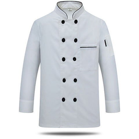 Salopette de chef d'hôtel à manches longues pour hommes