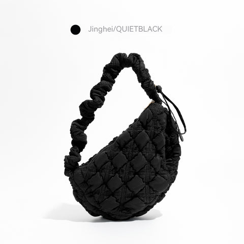 Minority All-Match Cloud Pleated Big Bag - Fashionner