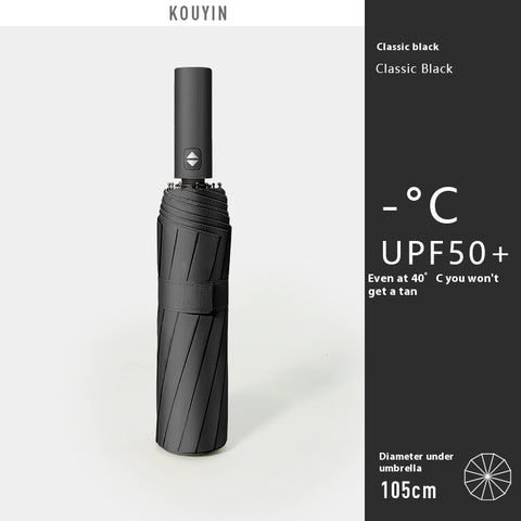 Full-automatic Folding Umbrella Rain And Rain Dual-purpose Sunshade