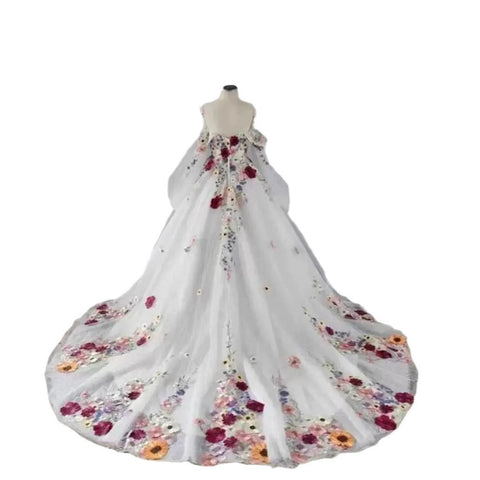Fleurs Exquises Bienvenue Banquet de Robes en Laine