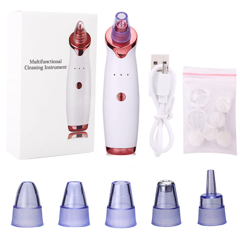 Instrument Dissolvant de Points Noirs, Aspirateur Anti-Acné, Nettoyant Facial, Outil de Soin de la Peau, Nettoyant de Pores en Profondeur