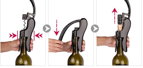 Wine Bottle Opener Household Zinc Alloy Driver Wine Bottle Opener Creative Wine Lid Opener