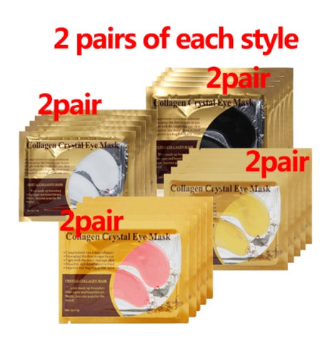 Masque pour les yeux au collagène cristallin