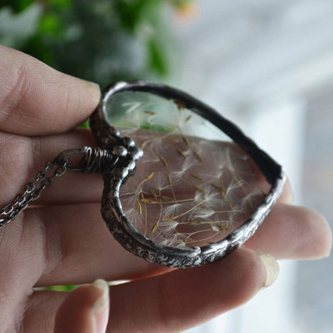 Creative Dandelion Love Wish Necklace - Fashionner