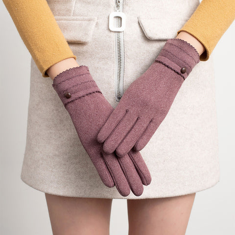 Gants d'hiver en polaire thermique pour la maison