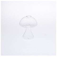 Cute Mushroom Shaped Glass Vase Hydroponic Plant Flower Pot