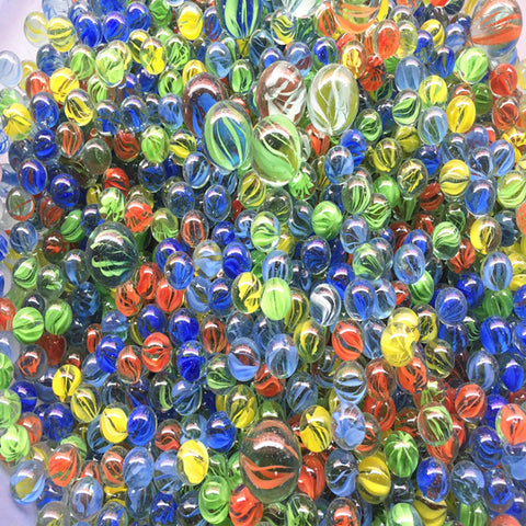 Décoration de réservoir à poissons en billes de verre de jeu