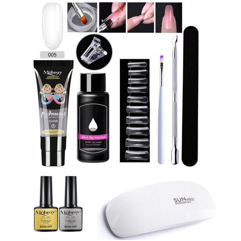 7-Piece Nail Art Crystal Extender Set - Fashionner
