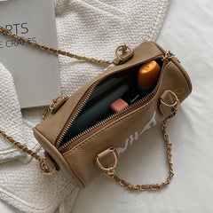 Small Handbags Women's Bag Cylinder Graffiti Shoulder - Fashionner