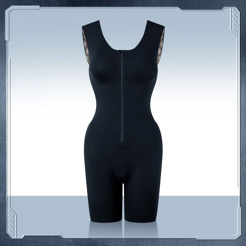Buy Mermaid Zipper Panel Tummy-control & Buttock-lifting Shapewear Pants online at Fashionner.
