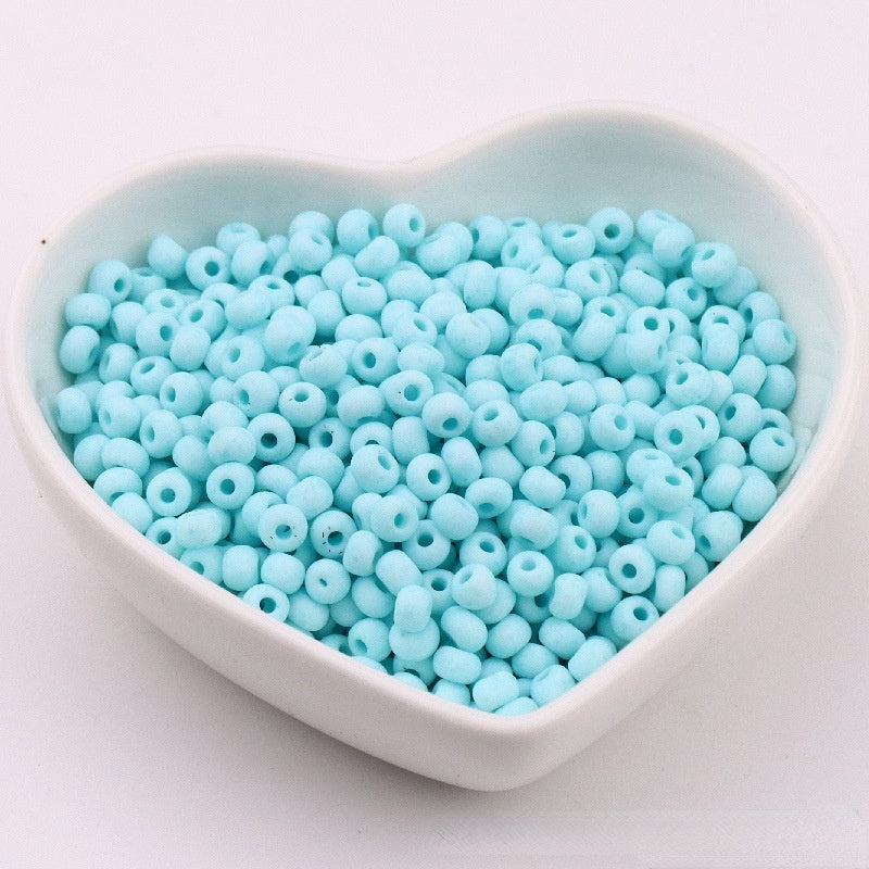 4mm Super Premium Macaron Glass Rice Beads