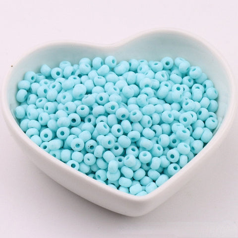 Perles de riz en verre Macaron Super Premium 4 mm