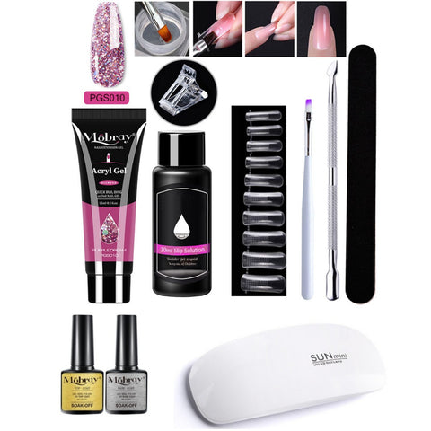 7-Piece Nail Art Crystal Extender Set - Fashionner