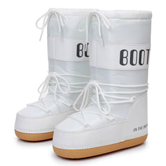 Ski Space Boots Fashion Round Toe Mid-calf Women - Fashionner