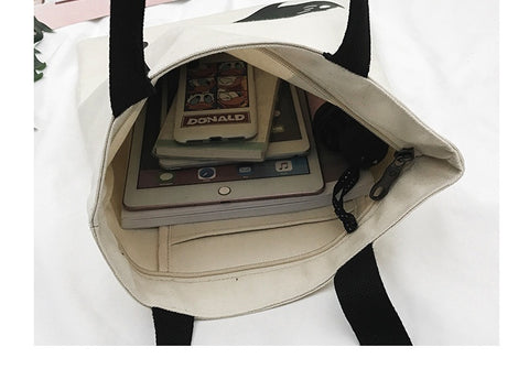 Sac pour femme en toile artistique à la mode