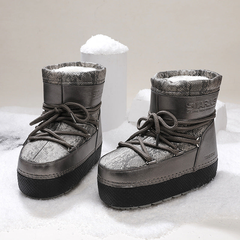 Parent-child Platform Space Boots Moon Boots Sleeve - Fashionner