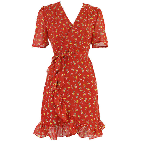 Robe fleurie Premier amour pour fille chic