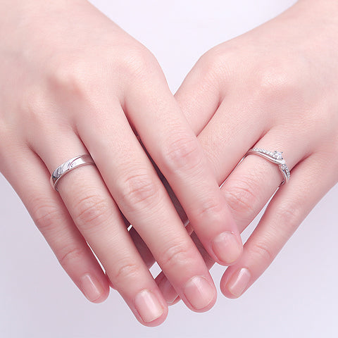 Bague de couple Une bague simple