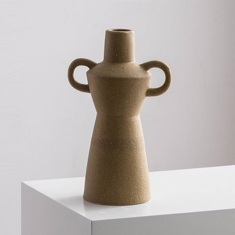 Vase décoratif en céramique artistique et littéraire pour hydroponie